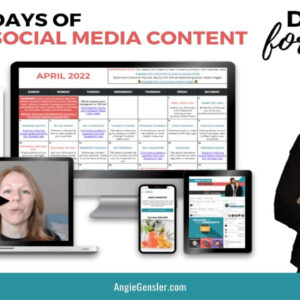 Angie Gensler - 2022 Social Media Content Calendar