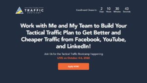 Ryan Levesque - The Tactical Traffic Bootcamp