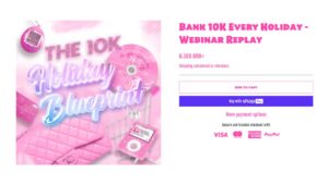 Jax Aigner - Bank 10K Every Holiday - Webinar Replay